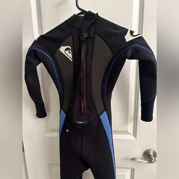Quicksilver Youth 3/2 Synchro Full Wetsuit Back Zipper Sz 10/152 - Picture 9 of 16